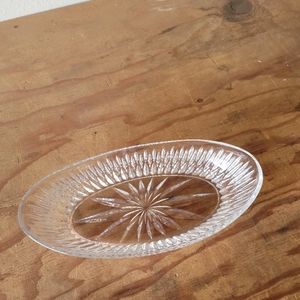 Princess House Highlights 24% Full Lead Crystal Oval Serving Dish.